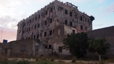Ruinas del Hotel Sagua, en Sagua la Grande, Villa Clara.