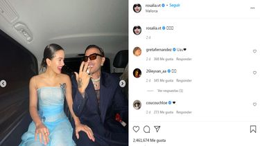 Rosalía y Rauw Alejando