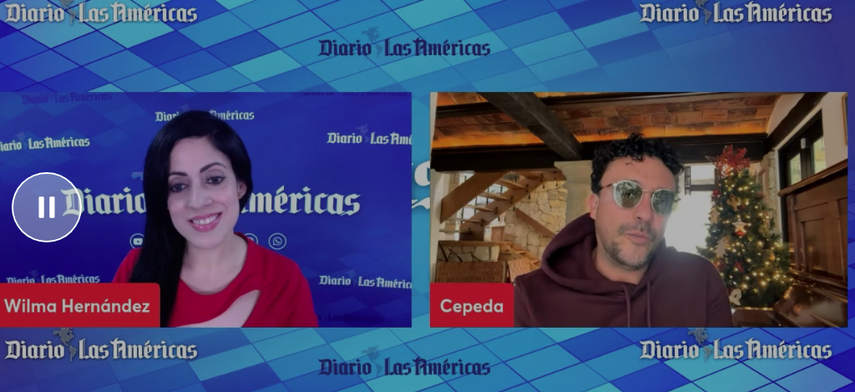 El cantautor colombiano Andrés Cepeda en entrevista con DIARIO LAS AMÉRICAS vía videollamada, desde su natal Bogotá.