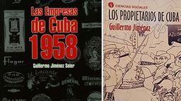 Portadas de Las empresas de Cuba 1958 y Los propietarios de Cuba 1958.