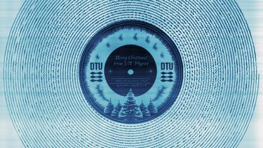 El disco navideño más pequeño del mundo.