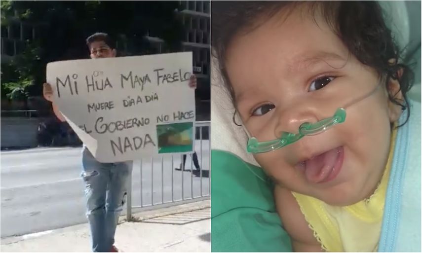Los padres de Maya Fabelo Ledesma piden medicamento para su hija en Cuba.&nbsp;