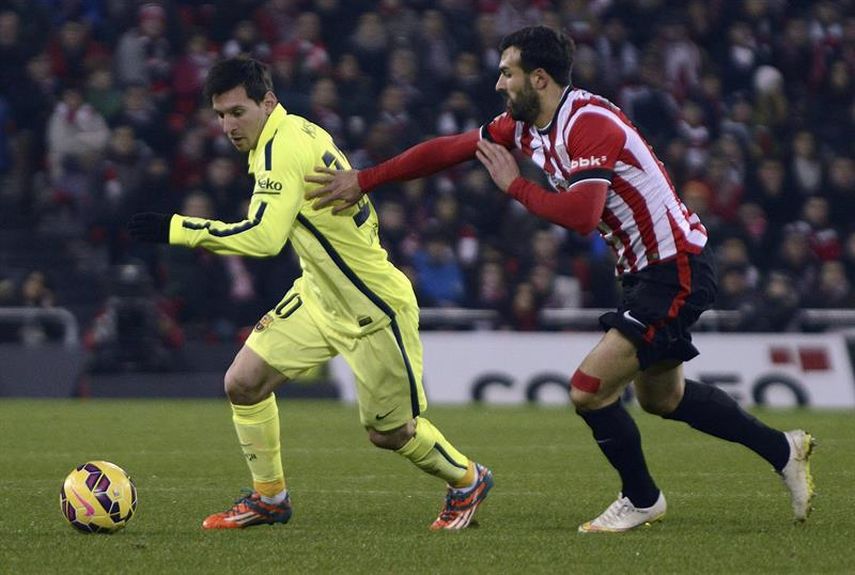 Barcelona confía en otra destacada actuación de Messi ante el Bilbao. (EFE)