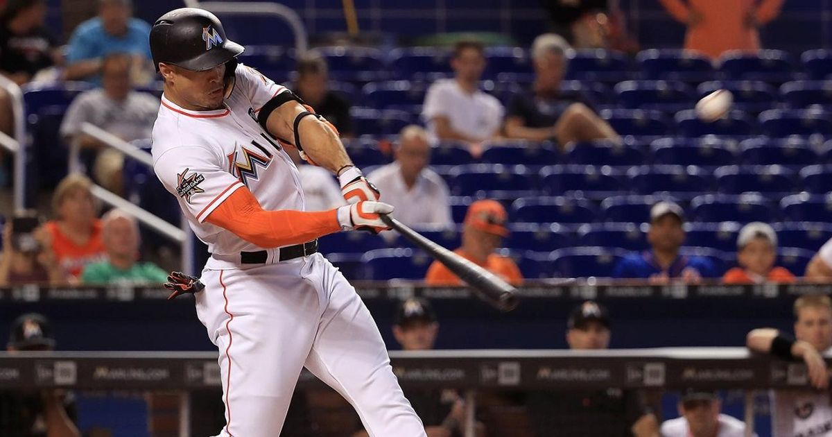 lesión en la cara de giancarlo stanton