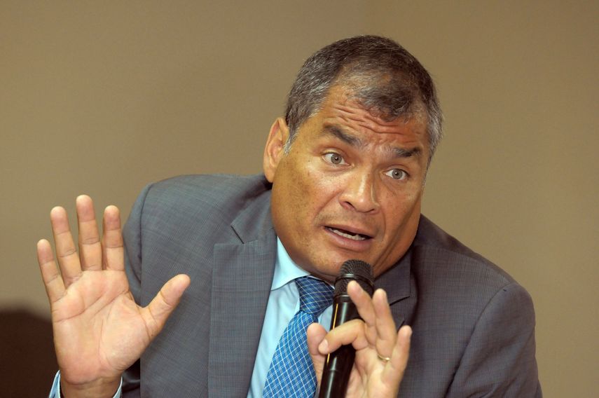 El expresidente ecuatoriano Rafael Correa.