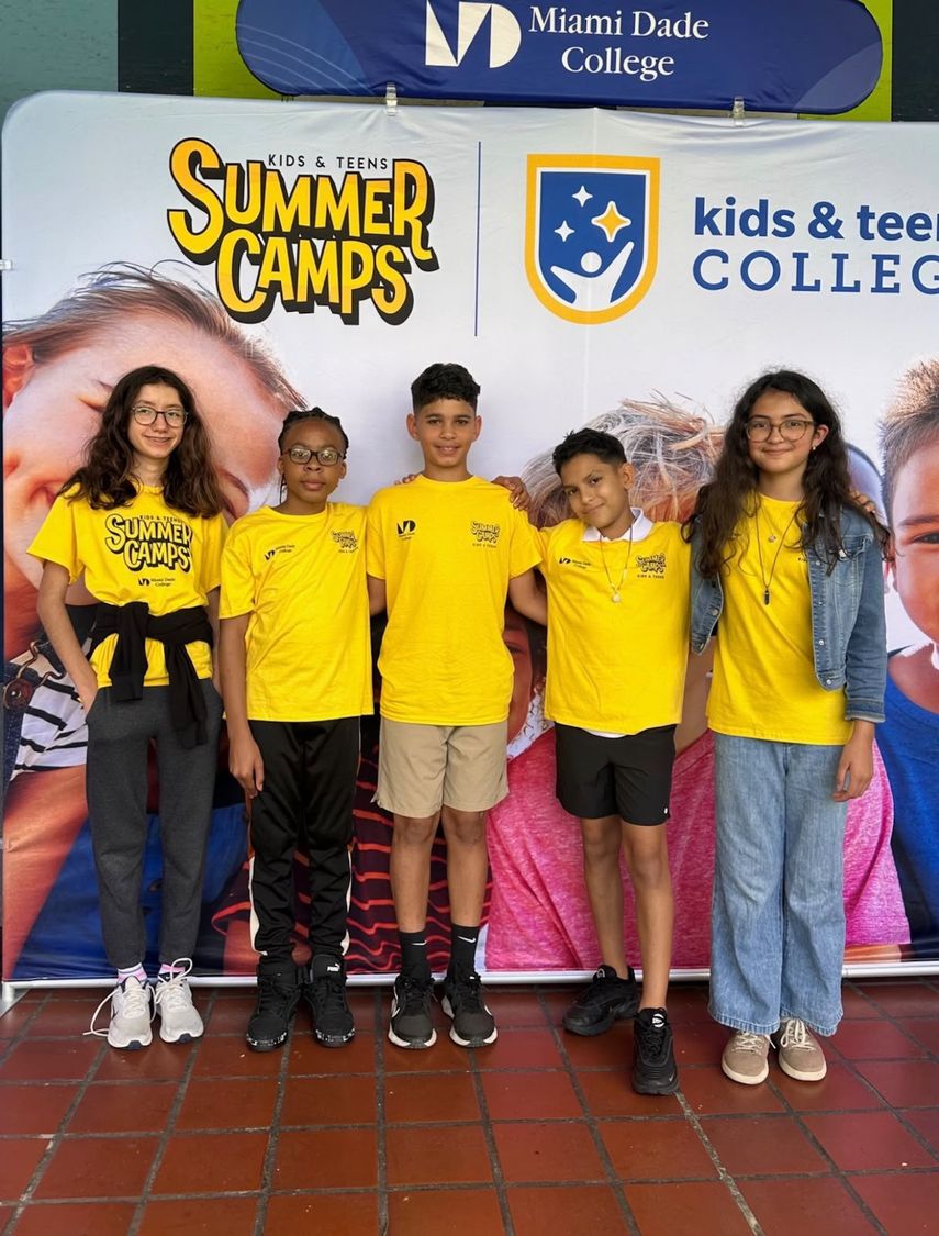 Campamento de verano en Miami Dade College.