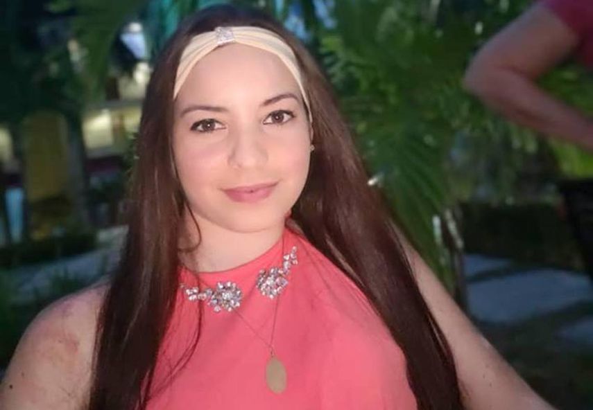 Imagen publicada en la cuenta de Facebook de Mailín Díaz, hermana de Mailén Díaz Almaguer.&nbsp;