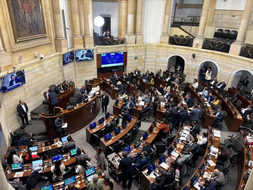 El Senado de Colombia, en una sesión plenaria.