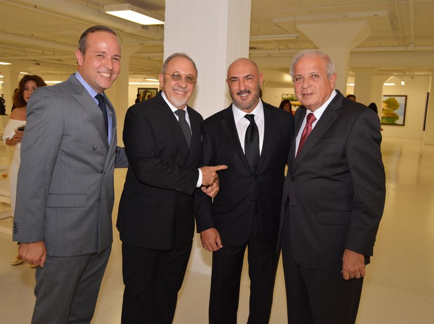 Tommy Regalado, Emilio Estefan, Gary Nader y Tomás Regalado
