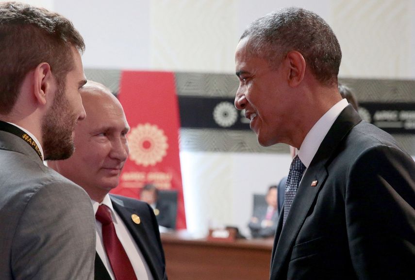 Durante el encuentro en el Centro de Convenciones limeño, Obama pidió a Putin que&nbsp;