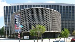 Vista del edificio sede de la Organización Panamericana de la Salud, OPS, en Washington DC, EEUU.