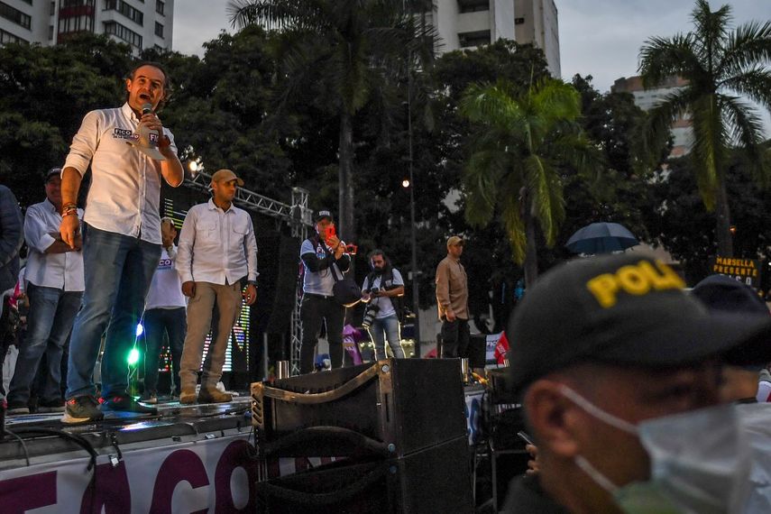 El candidato presidencial de Colombia Federico Gutiérrez.