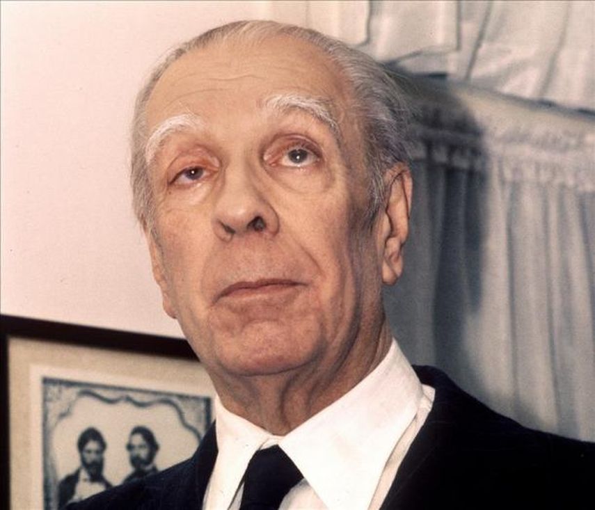 El escritor Jorge Luis Borges. 