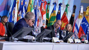 Delegación de Perú en la Cumbre del 2016.