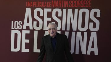 El director y productor Martin Scorsese gesticula durante una sesión fotográfica para promover su película Killers of the Flower Moon, en la Ciudad de México, el 11 de octubre de 2023.&nbsp;