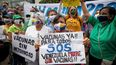 Trabajadores de la salud en Venezuela exigen un plan de vacunación eficiente.