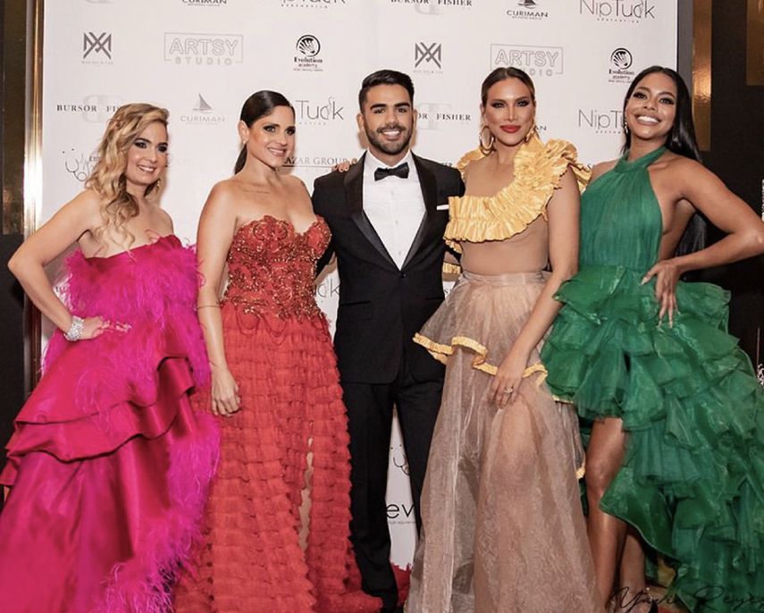 Alfombra roja del desfile Gala Drama, en Miami.&nbsp;&nbsp;