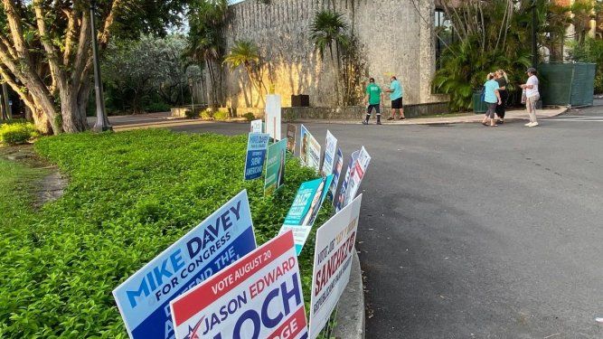 Elecciones del 20 de agosto de 2024. Colegio electoral 636, Coral Gables, Miami-Dade.