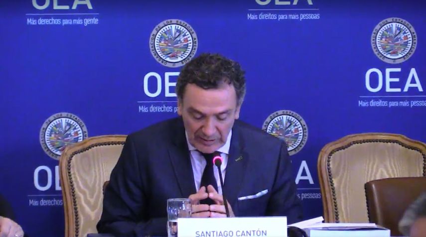 Santiago Cantón es uno de los expertos que participó en la elaboración del informe sobre Venezuela.