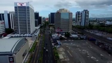 Vista de la ciudad de San Juan tomada de la promoción de la serie de HITN Puerto Rico contigo.
