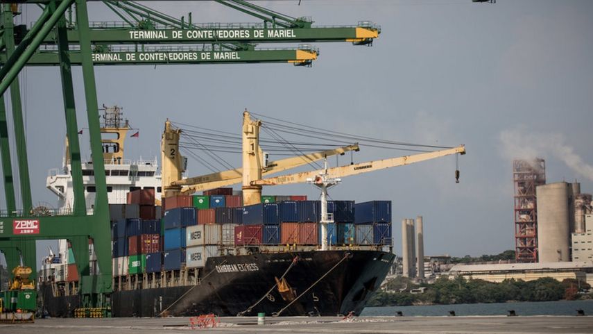 Imagen de archivo de la terminal de contenedores de Mariel, en el occidente cubano.