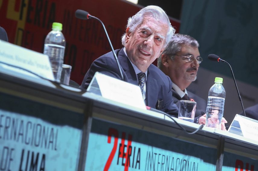 El escritor peruano Mario Vargas Llosa, premio Nobel de literatura.&nbsp;