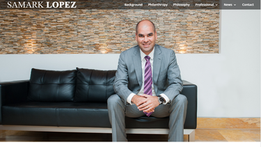 Imagen del empresario venezolano Samark José López Bello, al que Washington vincula con el crimen organizado y con el vicepresidente de Venezuela Tareck el Aissami.