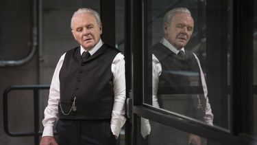 Esta imagen publicada por HBO muestra a Anthony Hopkins en una escena de Westworld.&nbsp;