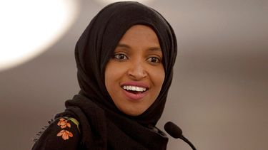 La representante dem&oacute;crata de origen somal&iacute;, Ilhan Omar.