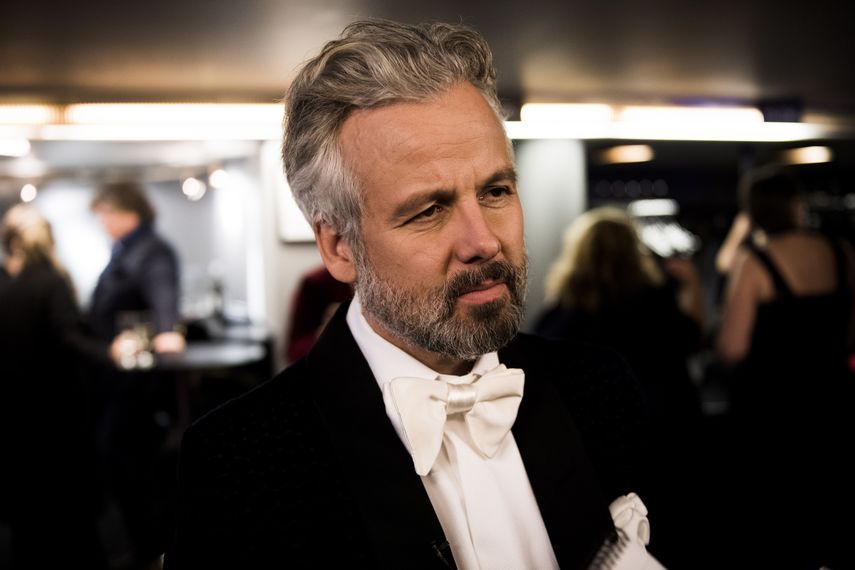 En esta fotograf&iacute;a de archivo del 6 de noviembre de 2016 Ari Behn es entrevistado durante la gala de celebridades y premio honorario Wenche Foss 2016 en Chat Noir en Oslo.&nbsp;