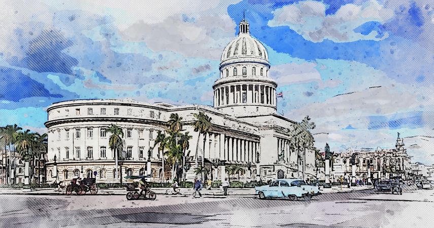 &nbsp;El&nbsp;Capitolio Nacional, La Habana.