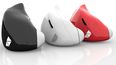 Vista de los auriculares con traducción simultánea, disponibles inicialmente en tres colores. (CORTESÍA/waverlylabs.com)