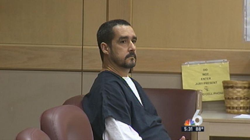 El reo Flavio Santisteban.