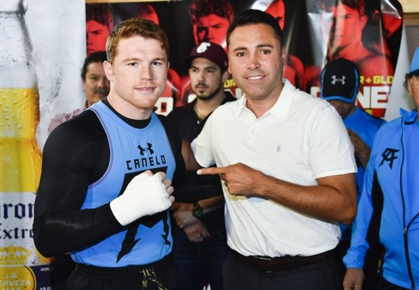 Oscar De La Hoya es el promotor del mexicano Saúl Canelo Álvarez. (ARCHIVO)