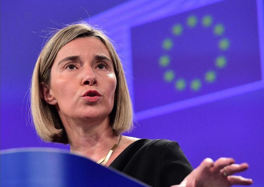 La alta representante de la UE para la Política Exterior, Federica Mogherini.