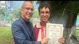 En la imagen, el diputado Jorge Arreaza con su hijo, Jorge Arreaza Chávez, nieto de Hugo Chávez.&nbsp; Tras accidente vial, el 17 de octubre de 2026, el joven presentó laceraciones en el miembro inferior izquierdo