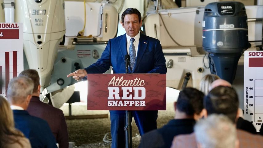 Ron DeSantis, gobernador de Florida.