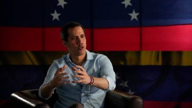 El dirigente opositor venezolano Juan Guaidó.
