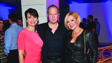 Belkys Nerey, Demetri Mouratis y Sandra Peebles.