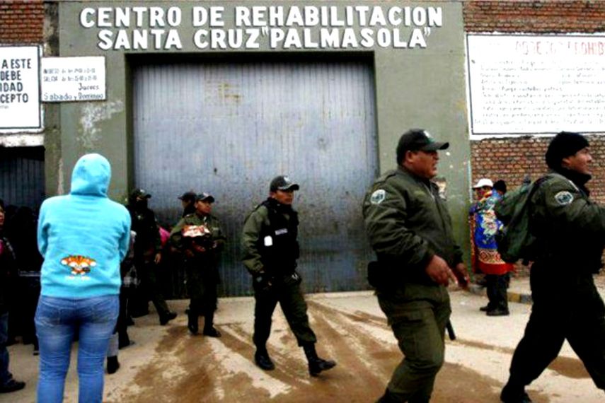 La cárcel de Palmasola en Bolivia. (TWITTER)