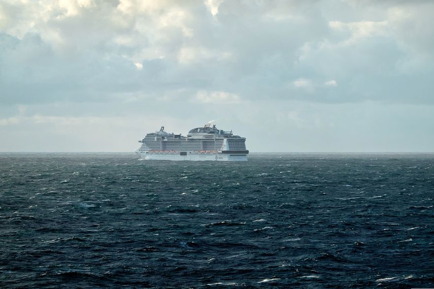 Imagen genérica de un crucero en el mar.&nbsp;