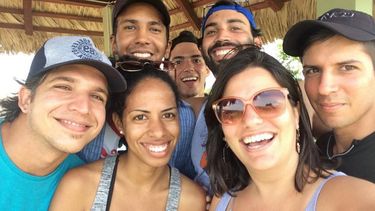 El equipo de reporteros de Periodismo de Barrio publicó esta foto en su página de Facebook cuando iban camino a Baracoa a cubrir las incidencias tras el paso del huracán Matthew