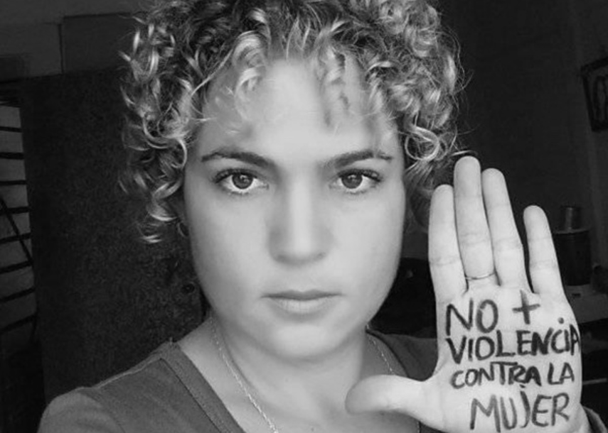 La opositora María Cristina Garrido Rodríguez.