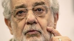 Pl&aacute;cido Domingo interviene en una conferencia de prensa sobre su espect&aacute;culo Giovanna d Arco en Madrid, Espa&ntilde;a.