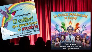 Para Bajitos culmina campamento de verano con la obra de teatro La dulce maldición de Cataf y la proyección del cortometraje El colibrí que quería tocar el arcoíris.