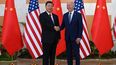 El presidente de Estados Unidos, Joe Biden y su homólogo del régimen de China, Xi Jinping.