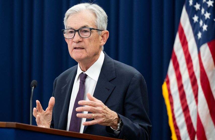 El presidente de la Reserva Federal Jerome Powell.