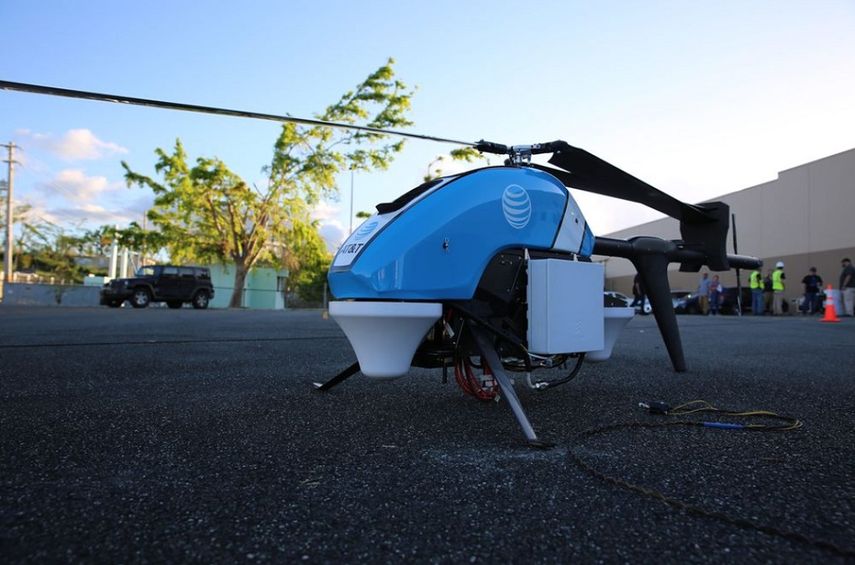 El avión no tripulado Flying COW ha sido desarrollado por la empresa de telecomunicaciones AT&T.