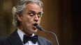 El tenor italiano Andrea Bocelli.