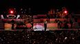 El cantante Luis Miguel en concierto.